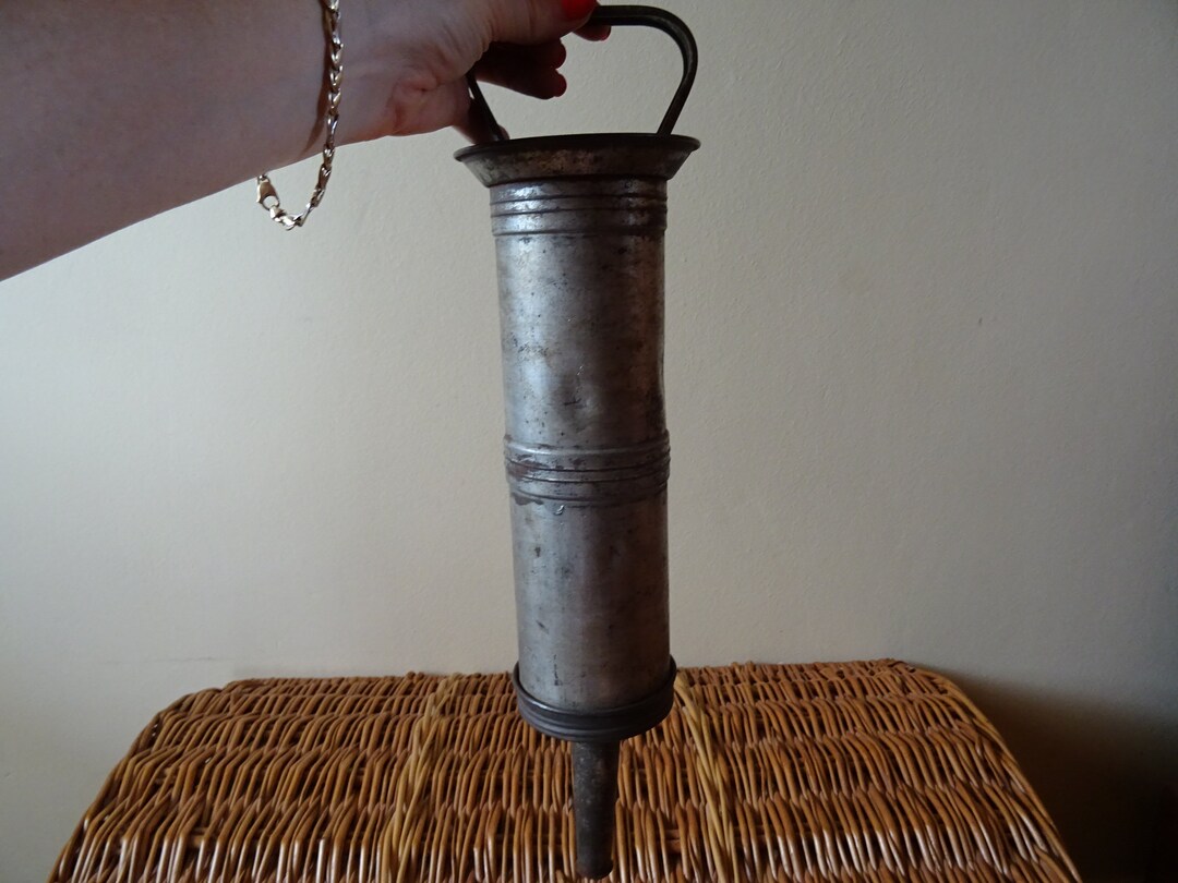 VINTAGE SAUSAGE STUFFER hungarian Sausage Maker Collectible Etsy