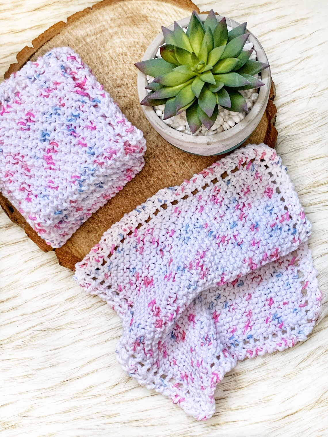 Grandmas Favourite Knit Dishcloth READY TO SHIP hand knit Etsy