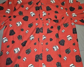 Camisa abotonada de Star Wars rara