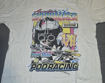 Camiseta vintage de Anakin de Star Wars, talla grande