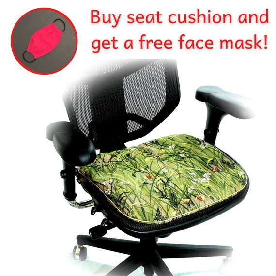 Seat Cushion With Natural Filling For Less Sitting Fatigue Etsy