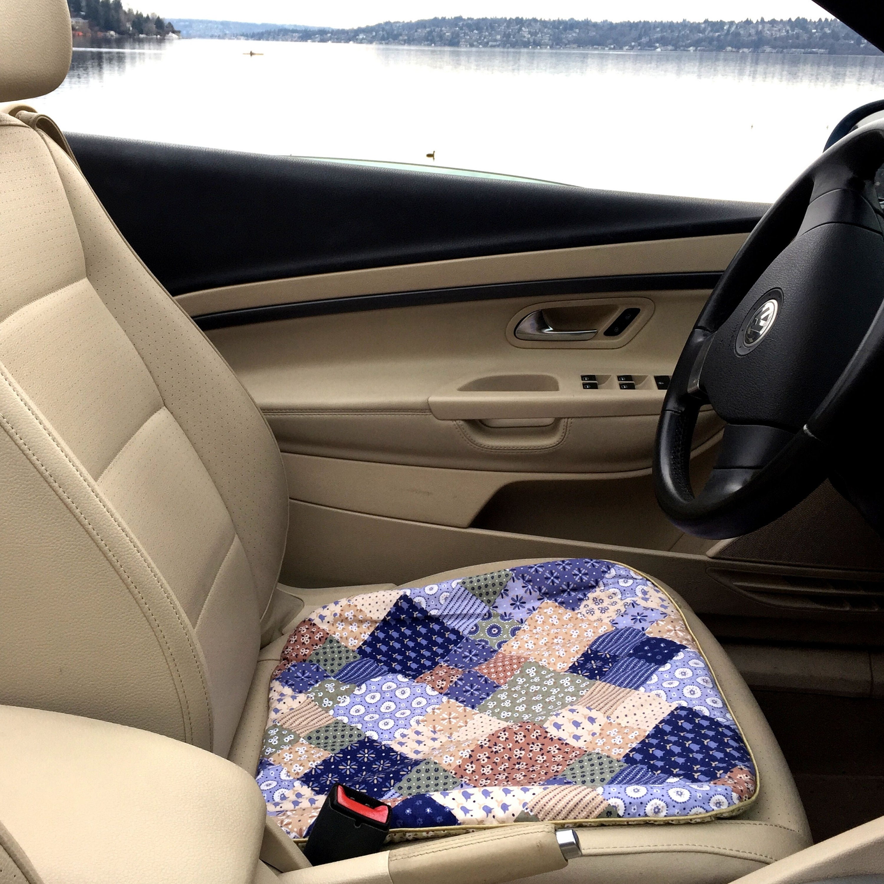 Bangled Car Seat Cushion Memory Foam Driver Seat Cushi for Sciatica & Lower  Back