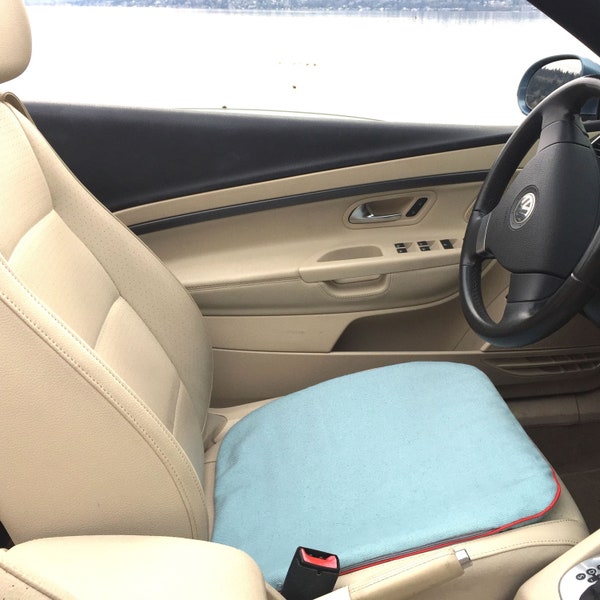 Seat Pad for Car for Leather Seats for Driver, Less Fatigue on Long Trips  Keeps You Cool and Dry in the Heat, Summer Seat Cushion Turquoise