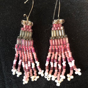Handmade beaded earrings
