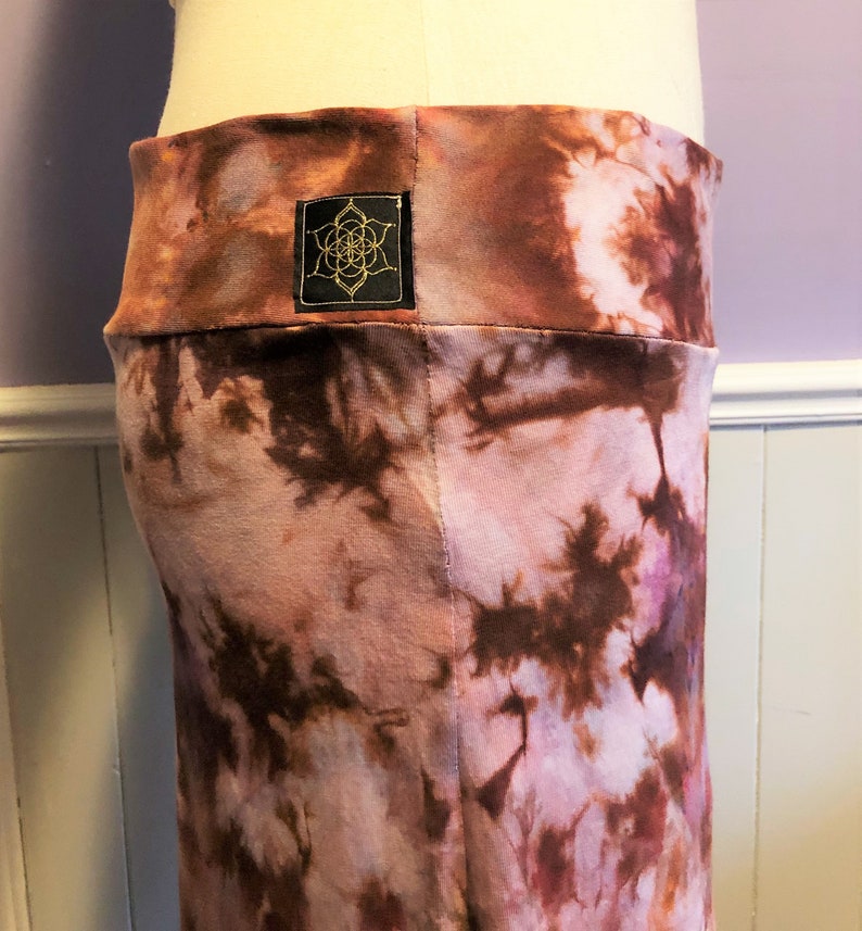 Desert Rose Double Slit Skirt Festival Fashion Organic Clothing Goa Clothing * Hippie Tie Dye Clothing