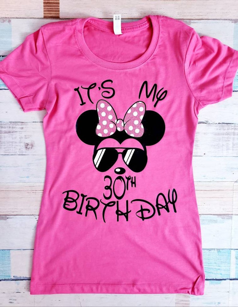 30th birthday disney shirt