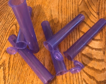 25 Pack- 109mm Snap Cap Tube - Translucent Violet