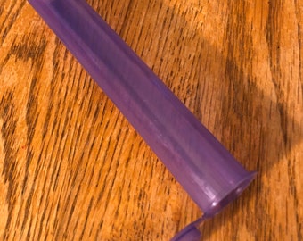3 Pack- 109mm Snap Cap Tube - Translucent Violet