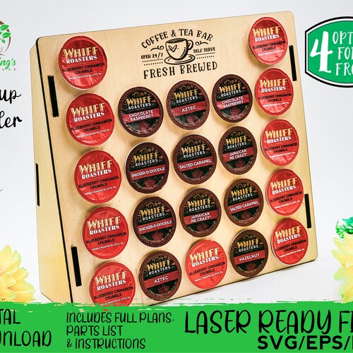 Laser Cut Kcup Holder Digital File Etsy