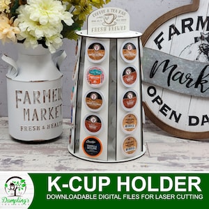 K-Cup Tower-Laser Ready File