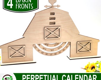 Perpetual Calendar - Farmhouse Barn Edition