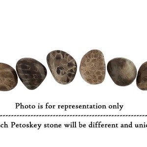 Petoskey Stone Tumbled and Naturally Polished choose your size image 2