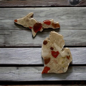 Puddingstone Michigan Magnet Set