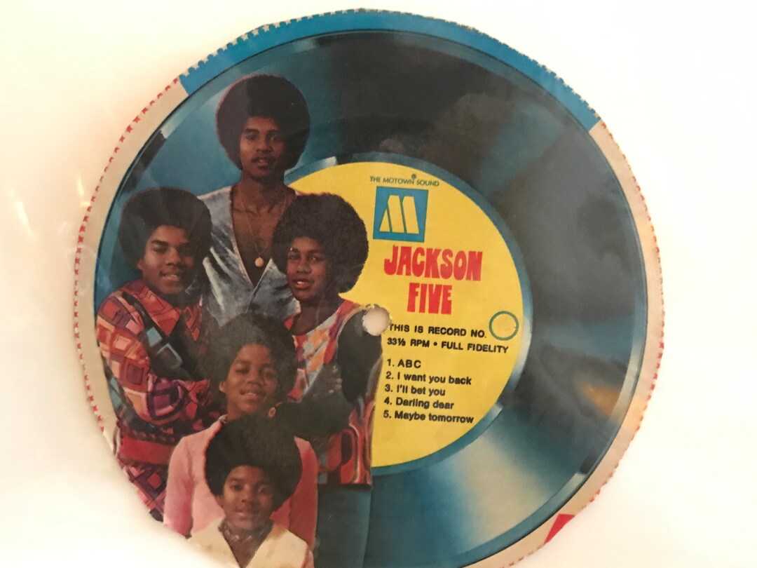 Jackson Five Flexi Disc Cereal Box Record. 33 1/2 RPM. Full Fidelity