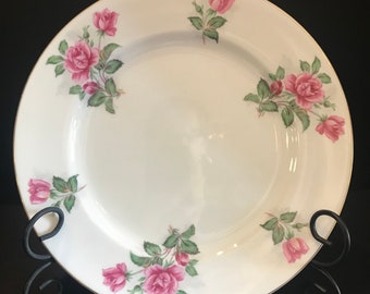 5 Beautiful Plate/Dinner Plates By Noritake. Linda Pattern. Beautiful Displayed On Easel or Wall Hanging.