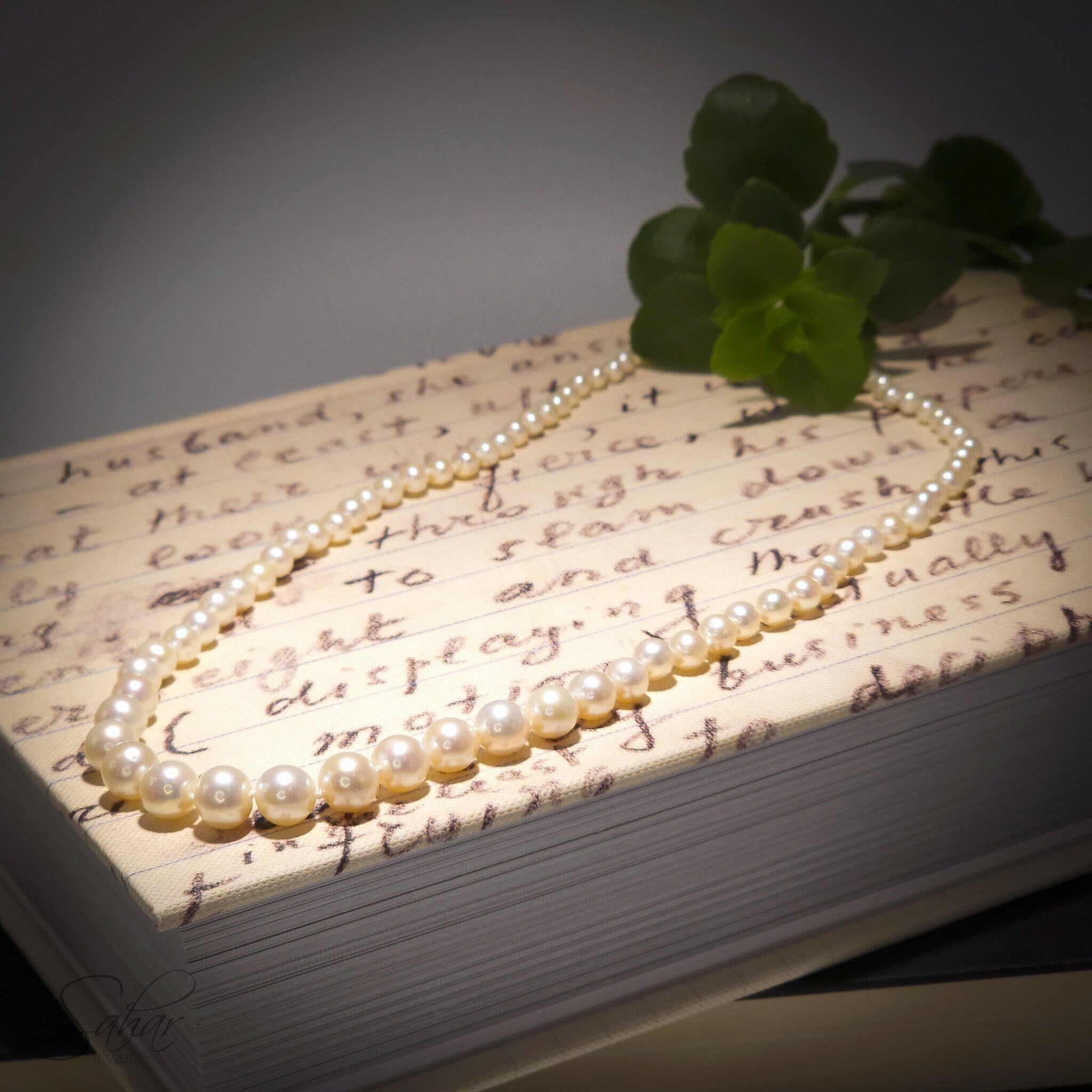 ネックレス・ペンダント Ribbon Gradient Pearl Necklace #9742 Ribbon Gradient Pearl Necklace #9742 Gold by Numbering – The