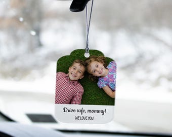 Drive Safe Mommy Car Ornament | Mother's Day Gift | Custom Rearview Mirror Charm Gift for Her