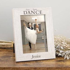 Dance Picture Frame | Personalized Dance Picture Frame | Ballet Dancer Picture Frame | Love Dance Gift for Girls | Ballerina Gift for Her