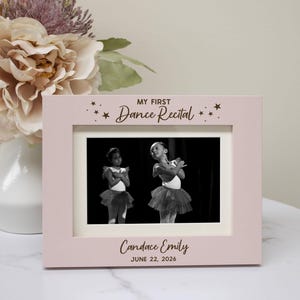 First Dance Recital Gifts for Girls | 1st Dance Recital Picture Frame | First Dance Recital Photo Frame | Ballet Dance Gift for Girls