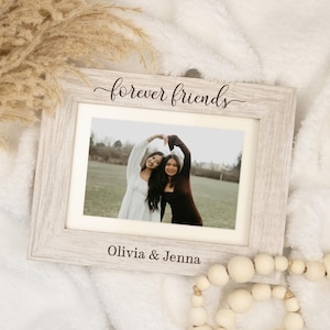 Personalized Friends Picture Frame | Forever Friend Picture Frame | Best Friend Gift | Best Friends Picture Frame | Custom Frame for Friends