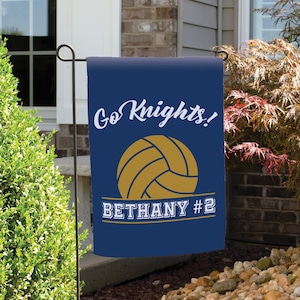 Volleyball Player Garden Flag | Personalized Volleyball Player Sign | High School Volleyball Yard Sign | Volleyball Senior Player Gifts