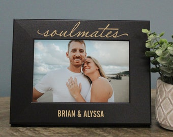 Soulmates Picture Frame | Personalized Picture Frame for Boyfriend or Girlfriend | Valentines Day Gift for Him | Valentines Day Photo Frame