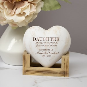 Daughter Memorial Plaque | Personalized Daughter Sympathy Gift | Daughter Memorial Sign | Daughter Bereavement Gift | Loss of Daughter Gifts