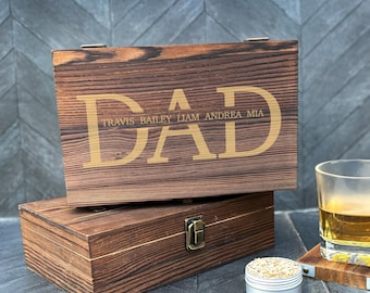 Dad Bourbon Smoker Kit | Father's Day Whiskey Smoker Kit | Engraved Cocktail Smoker Kit Set | Smoked Old Fashioned Kit | Whiskey Lover Gifts