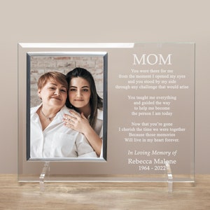 engraved mother loss memorial frame