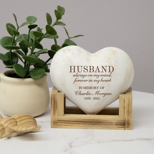 Husband Memorial Plaque Personalized Husband Sympathy Gift Husband