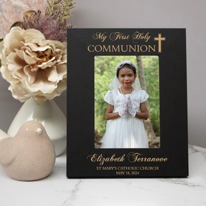 Personalized first communion picture frame