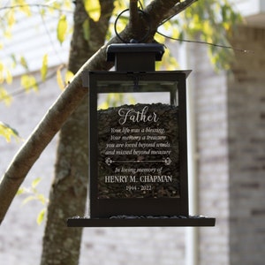 Father Memorial Bird Feeder | Loss of Dad Gift | Father Bereavement Gift | Father Remembrance Garden Gift | Dad Memorial Gift | Dad Sympathy