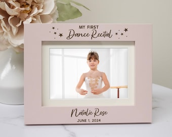 First Dance Recital Gifts for Girls | 1st Dance Recital Picture Frame | First Dance Recital Photo Frame | Ballet Dance Gift for Girls