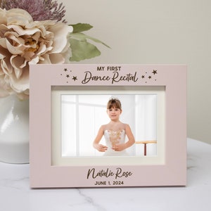 First Dance Recital Gifts for Girls | 1st Dance Recital Picture Frame | First Dance Recital Photo Frame | Ballet Dance Gift for Girls