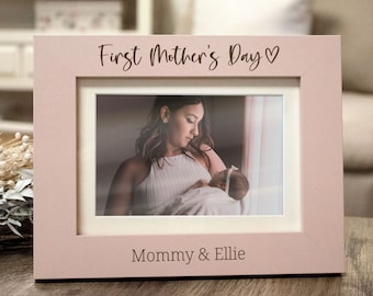 First Mother's Day Gifts | Personalized First Mother's Day Picture Frame | New Mom Gifts | Mother's Day Gift from Baby |