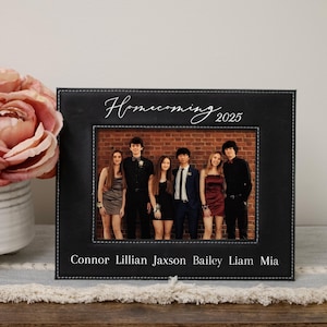 Homecoming Picture Frame | Personalized Homecoming Dance Picture Frame | 2026 Homecoming Date Gift | High School Homecoming Picture Frame