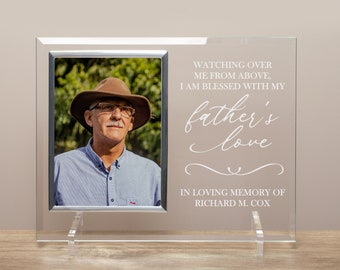 Father Memorial Gift | Loss of Father Gift | Dad Memorial Picture Frame | Father Bereavement Gift | In Memory of Dad Gift | Dad Remembrance