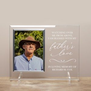 Father Memorial Gift | Loss of Father Gift | Dad Memorial Picture Frame | Father Bereavement Gift | In Memory of Dad Gift | Dad Remembrance