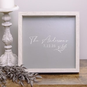 Wedding Shadow Box | Keepsake Box for Wedding Mementos | Wedding Memory Box | Gift for Newlyweds | Custom Wedding or Bridal Shower Gift