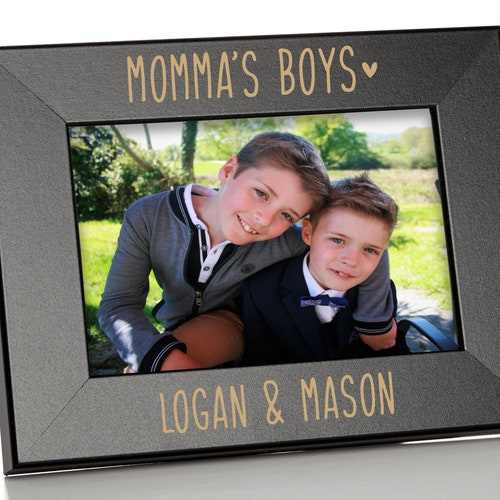 Mom of Boys Picture Frame Boy Mom Picture Frame Etsy