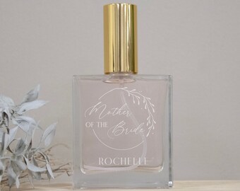 Mother of the Bride Gift | Personalized Mother of the Bride Perfume Bottle | Mom Wedding Gift from Bride | Custom Engraved Perfume Bottle