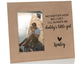 Me and My Daddy Personalised Picture Photo Frame Keepsake Birthday Gift