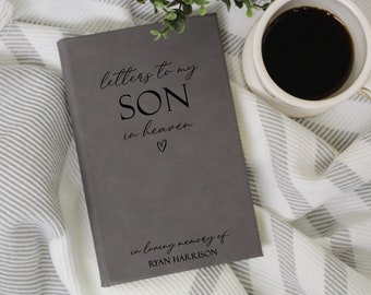 Loss of Son Gift | Letters to Son Grief Journal | Son Memorial Gift | Memorial Gift Grieving Mother | Son Sympathy Gift | Son Remembrance