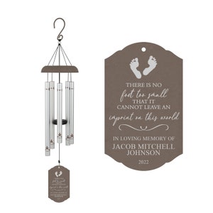 Child Memorial Wind Chime | Loss of Child Gift | Loss of Baby Miscarriage Stillborn Gift | Child Bereavement Gift | Infant Sympathy Gift