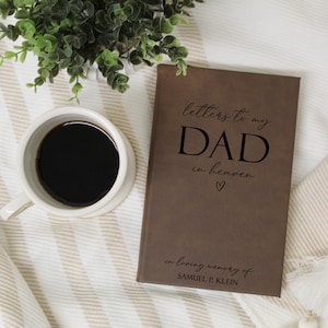 Loss of Father Grief Journal | Letters to Dad in Heaven | Dad Memorial Gift | Loss of Dad Gift | Loss of Father Gift | Dad Remembrance Gift