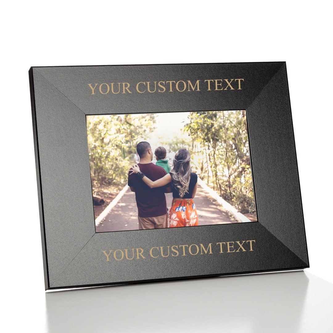 Create Your Own Picture Frame Custom Engraved Picture Frame Design Your