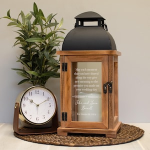 Personalized Anniversary Promise Lantern Gift | Anniversary Gifts for Couples | 50th Wedding Anniversary Gift | 10 Year Anniversary Gifts