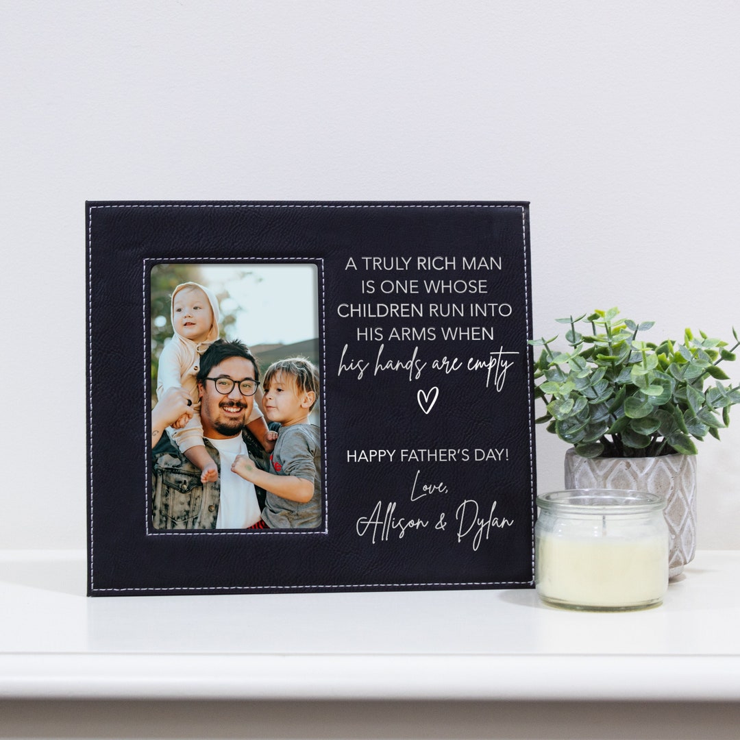 Father's Day Picture Frame Personalized Dad Picture - Etsy
