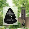 Memorial Listen to the Wind Chime | Sympathy Wind Chime | In Memory of Windchime | Personalized Bereavement Gift | Custom Memorial Gifts