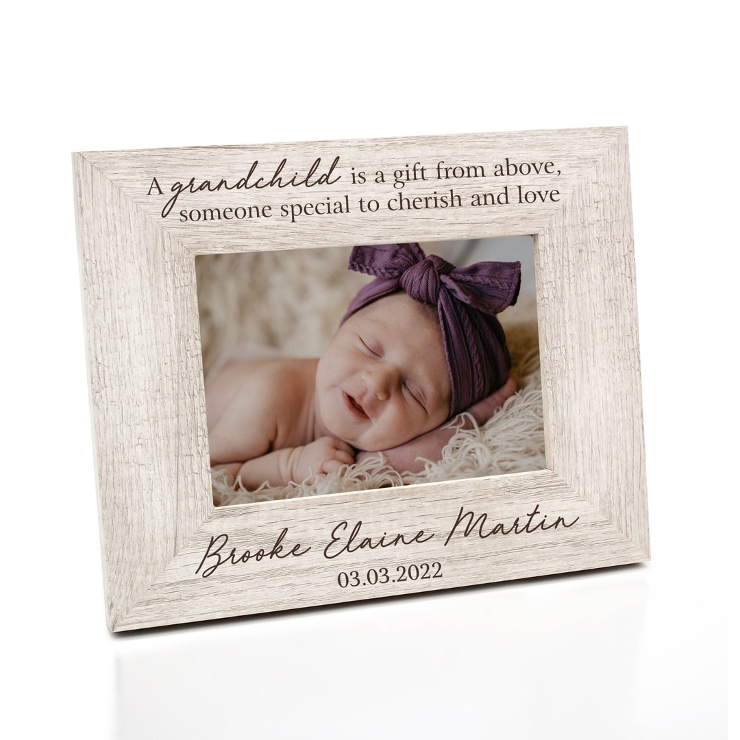 Grandchild Gift From Above Picture Frame Personalized Grandchild